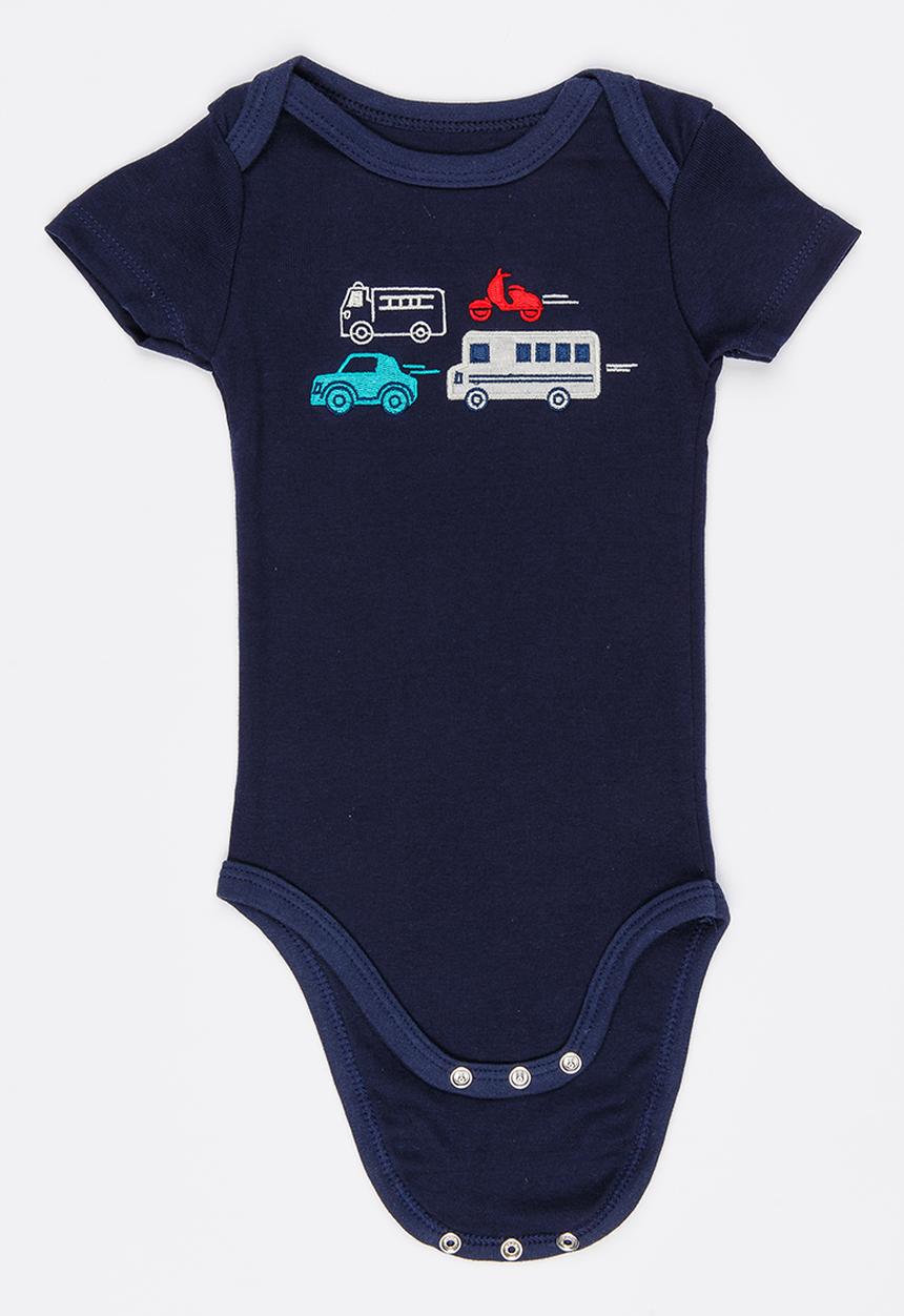 Pop Candy - Printed Bodysuit Navy