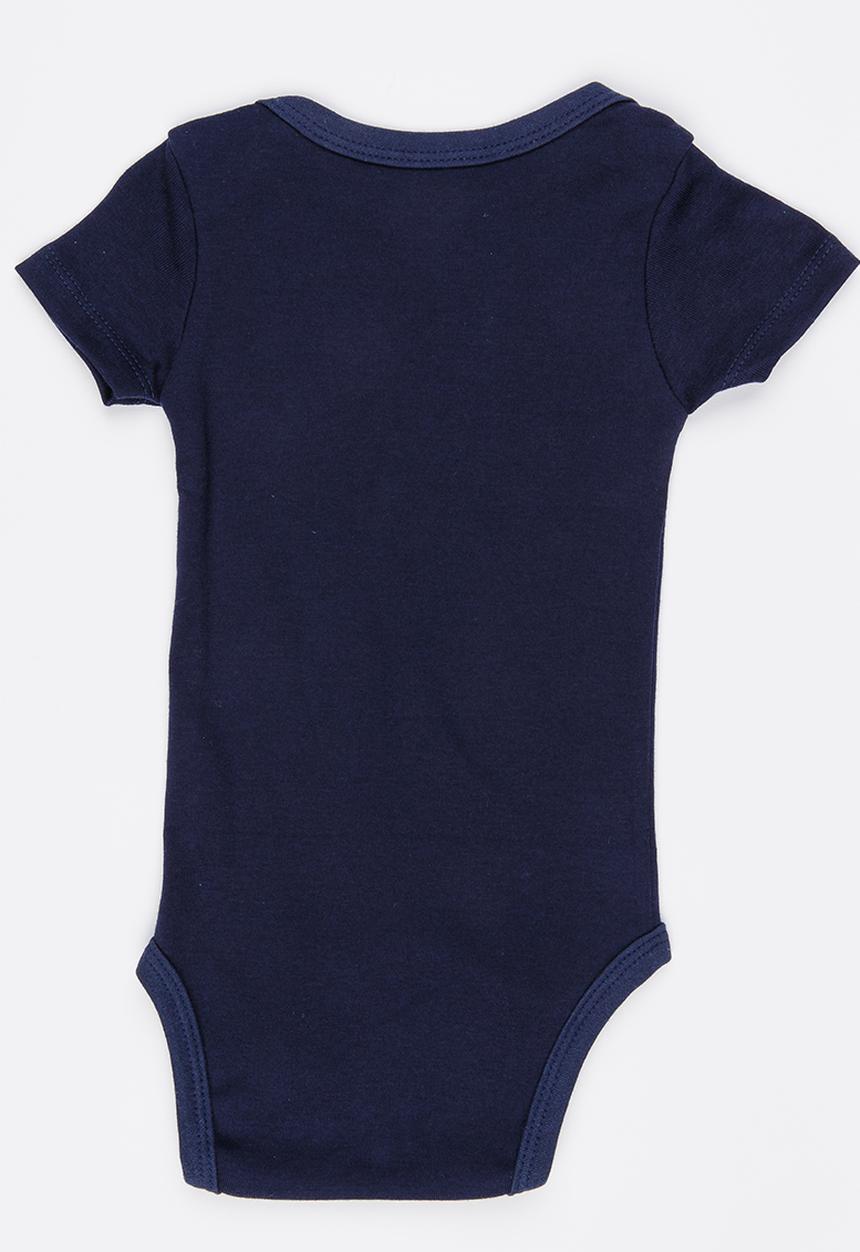 Pop Candy - Printed Bodysuit Navy