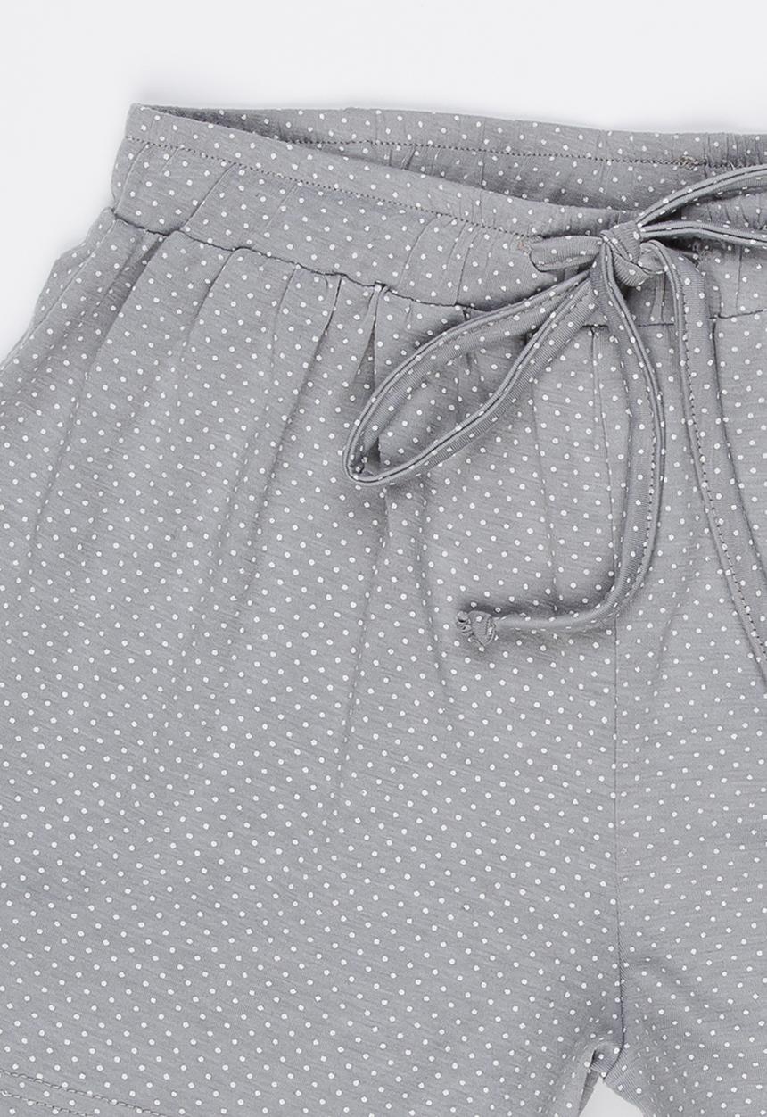 Rebel Republic - Pyjama Shorts Grey