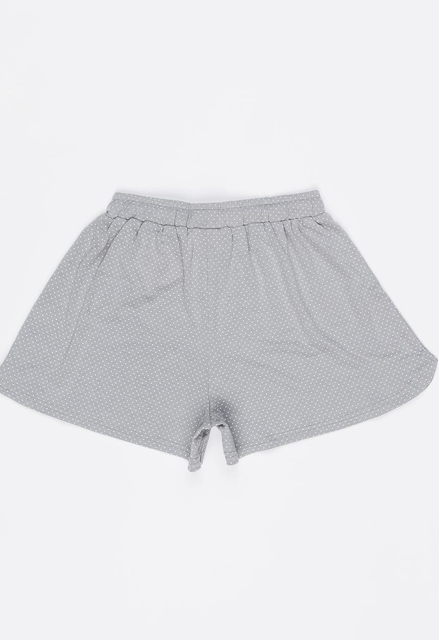 Rebel Republic - Pyjama Shorts Grey