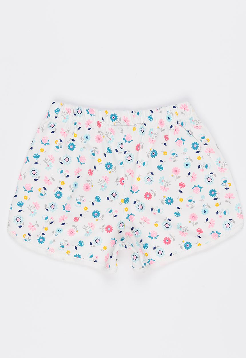 Pop Candy - Printed Shorts White