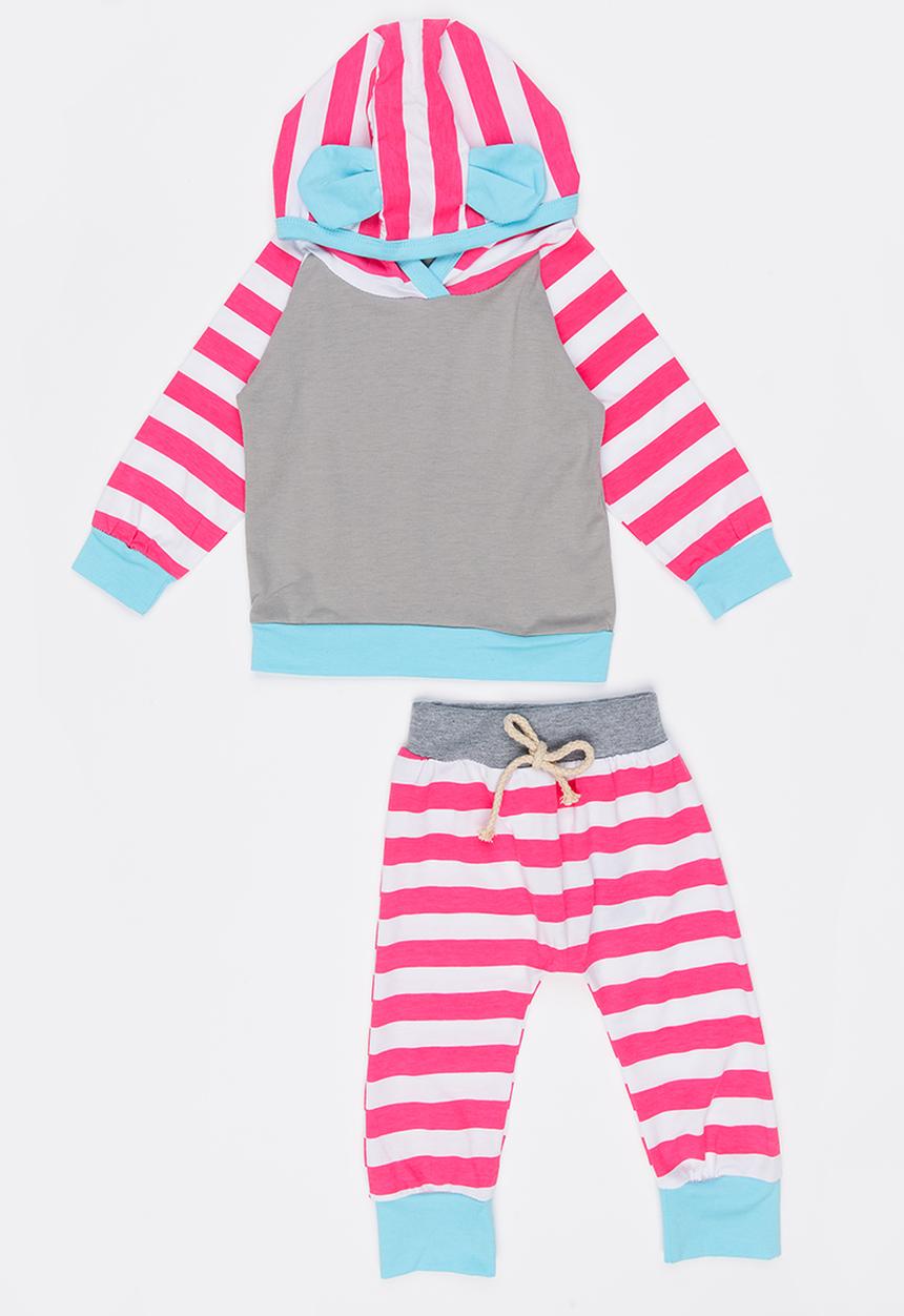 Pop Candy - Hoodie and Jogger Set Mid Pink
