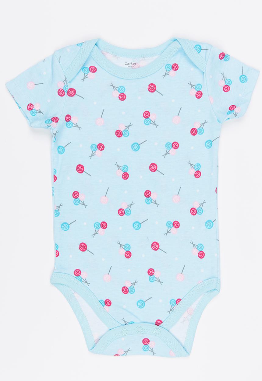 Pop Candy - Printed Bodysuit Multi-colour