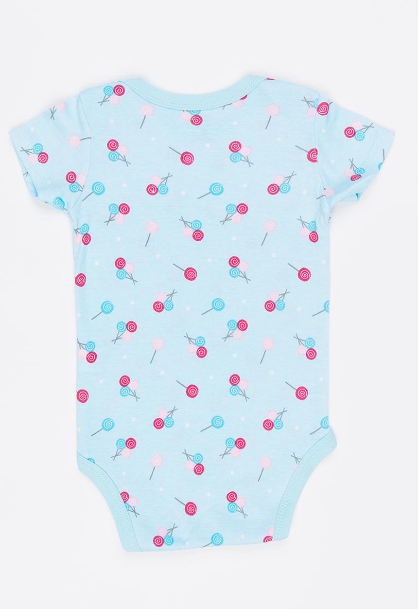 Pop Candy - Printed Bodysuit Multi-colour