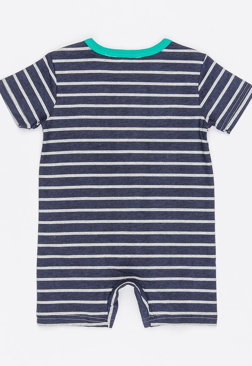 Pop Candy - Lion Romper Grey