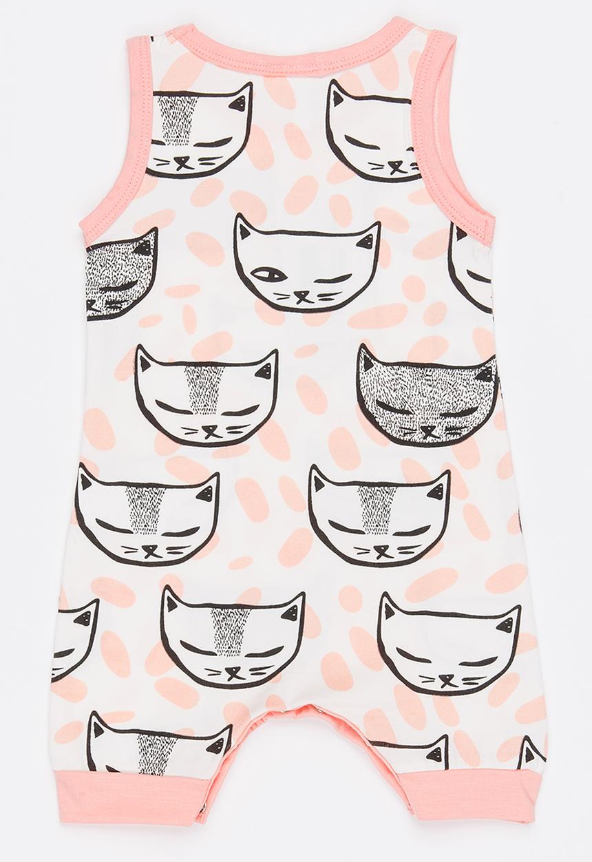 Pop Candy - Sleeveless Romper Mid Pink