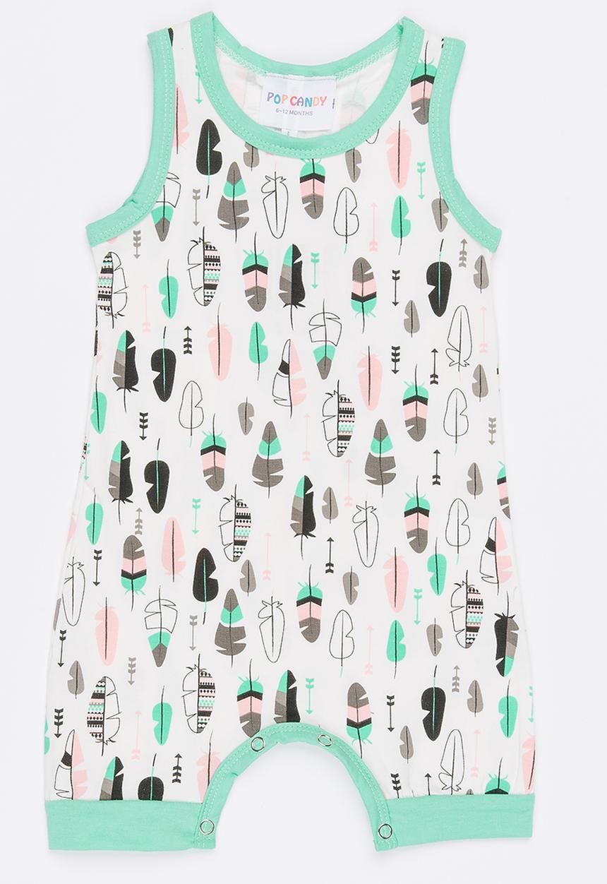 Pop Candy - Sleeveless Rompers Mint