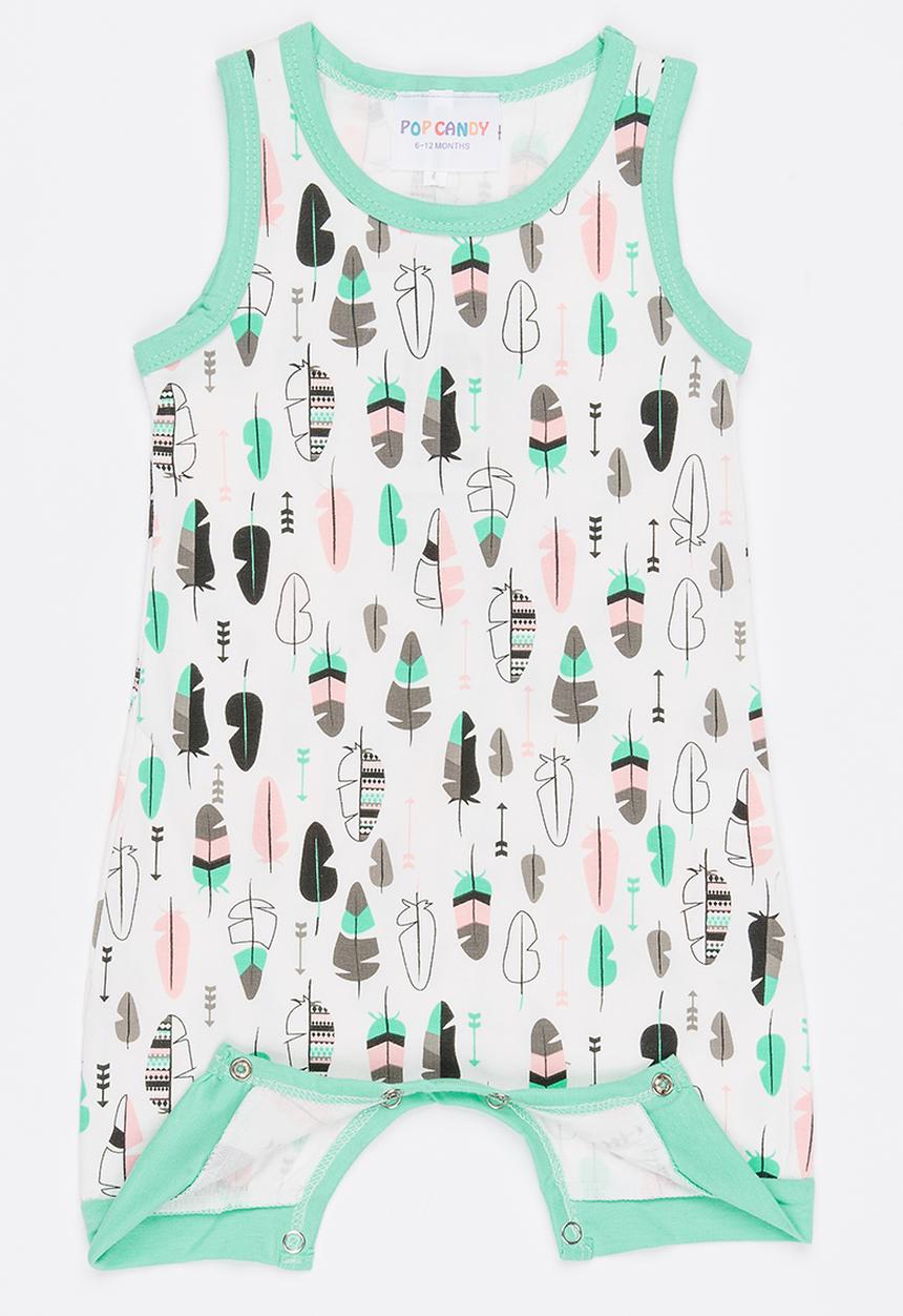 Pop Candy - Sleeveless Rompers Mint
