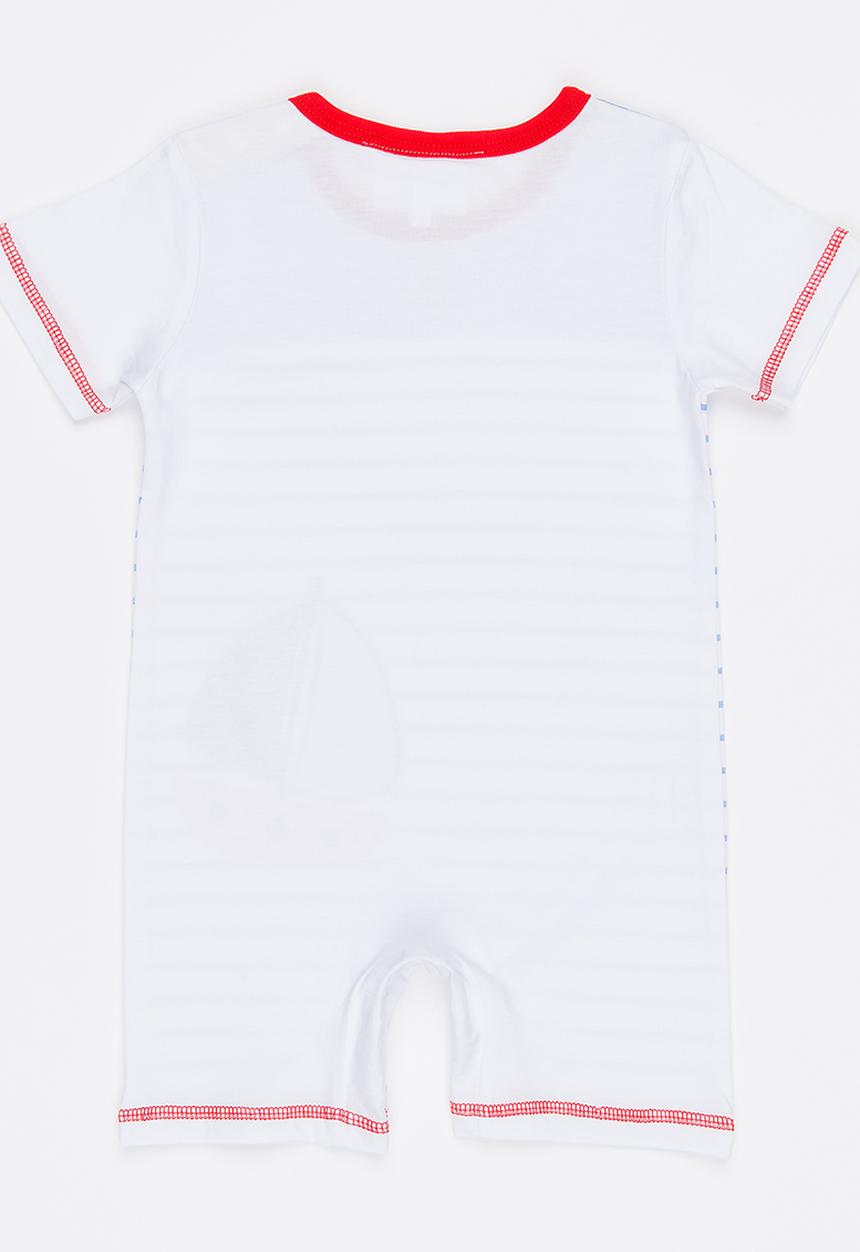 Pop Candy - Boat Romper Blue