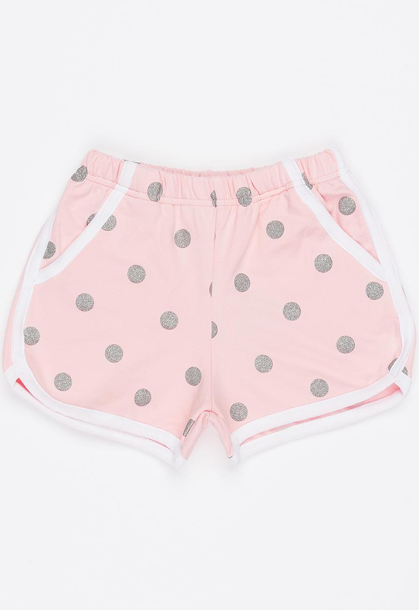 Pop Candy - Printed Shorts Mid Pink