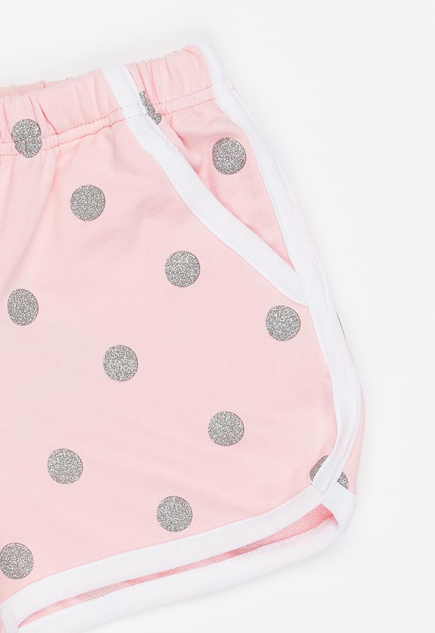 Pop Candy - Printed Shorts Mid Pink