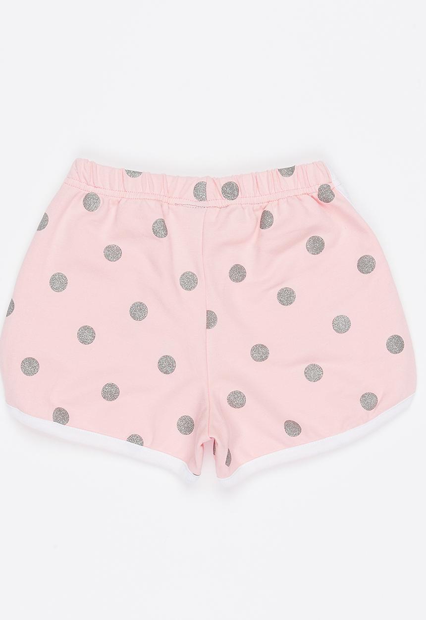 Pop Candy - Printed Shorts Mid Pink