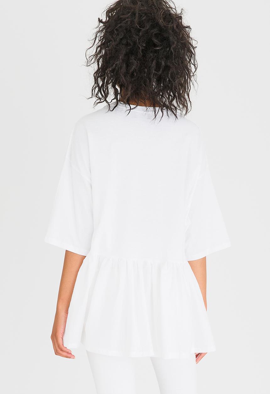 STYLE REPUBLIC - Oversized T-shirt Blue and White