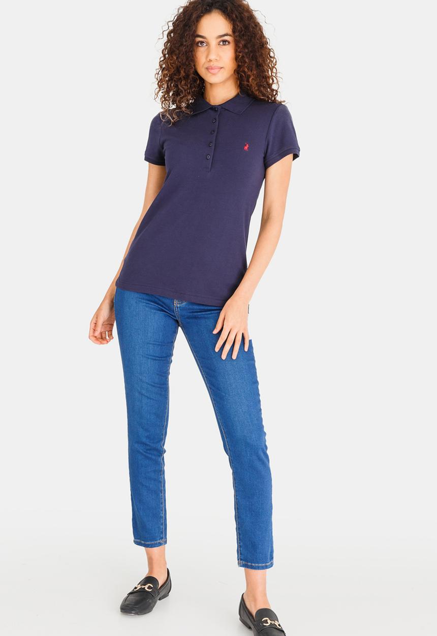 POLO - Margot  Short Sleeve Pony Golfer Navy