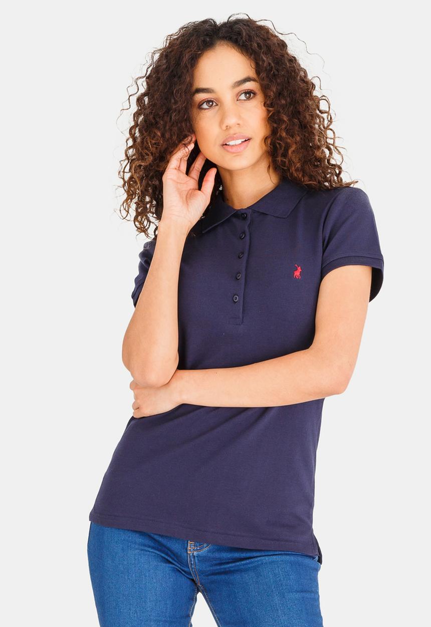POLO - Margot  Short Sleeve Pony Golfer Navy