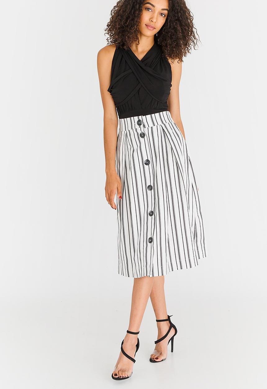 STYLE REPUBLIC - Fit and Flare Skirt Multi-colour