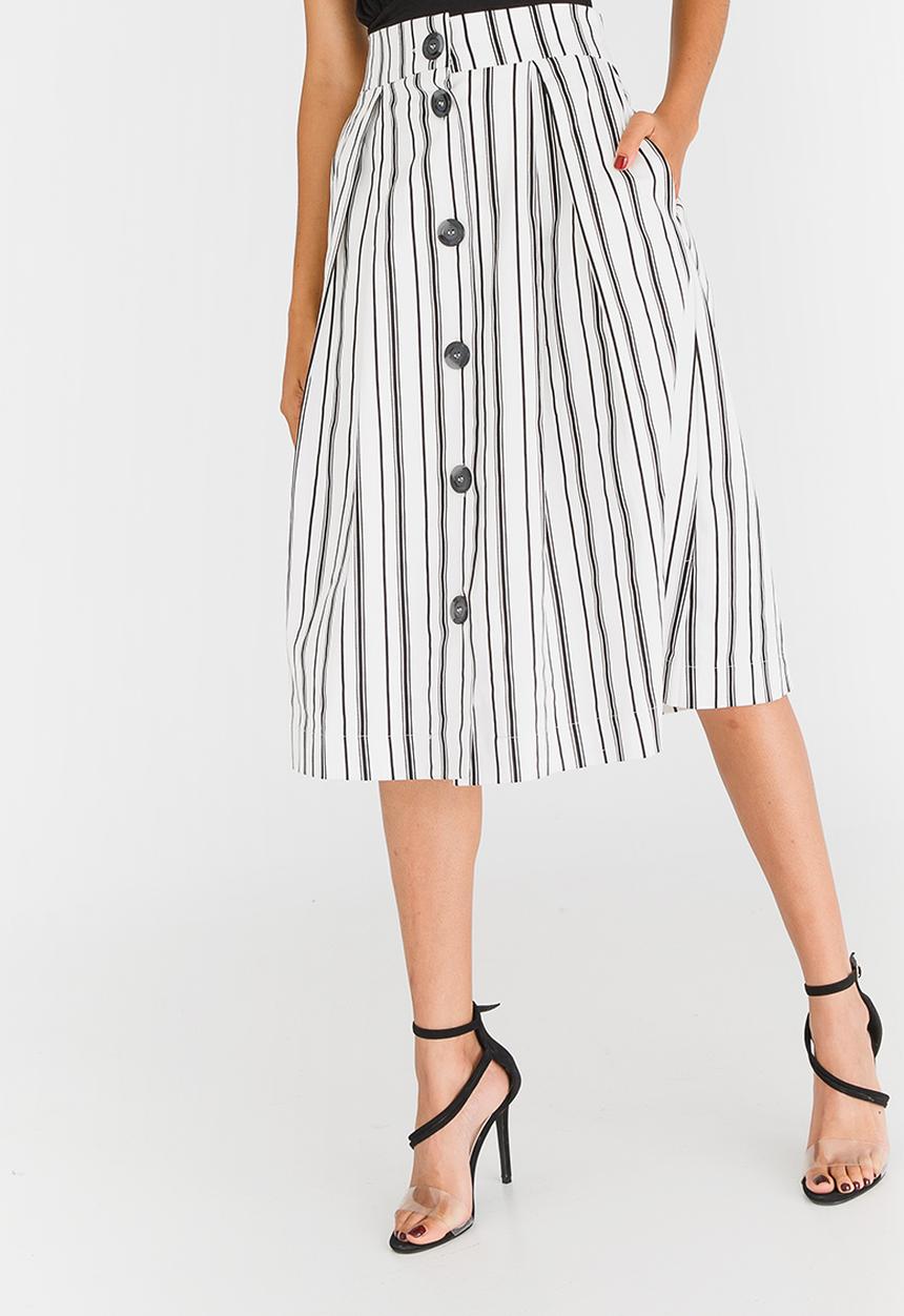 STYLE REPUBLIC - Fit and Flare Skirt Multi-colour