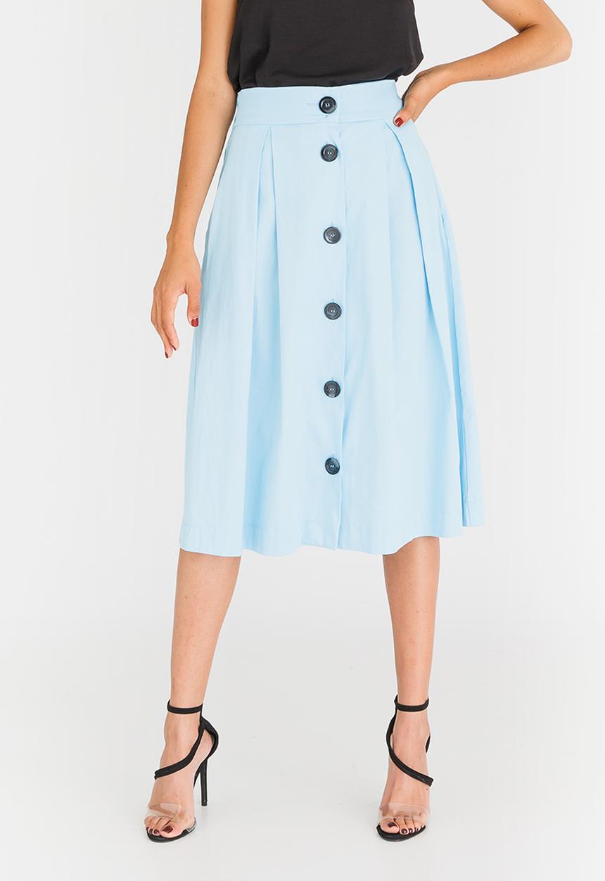STYLE REPUBLIC - Fit and Flare Skirt Pale Blue