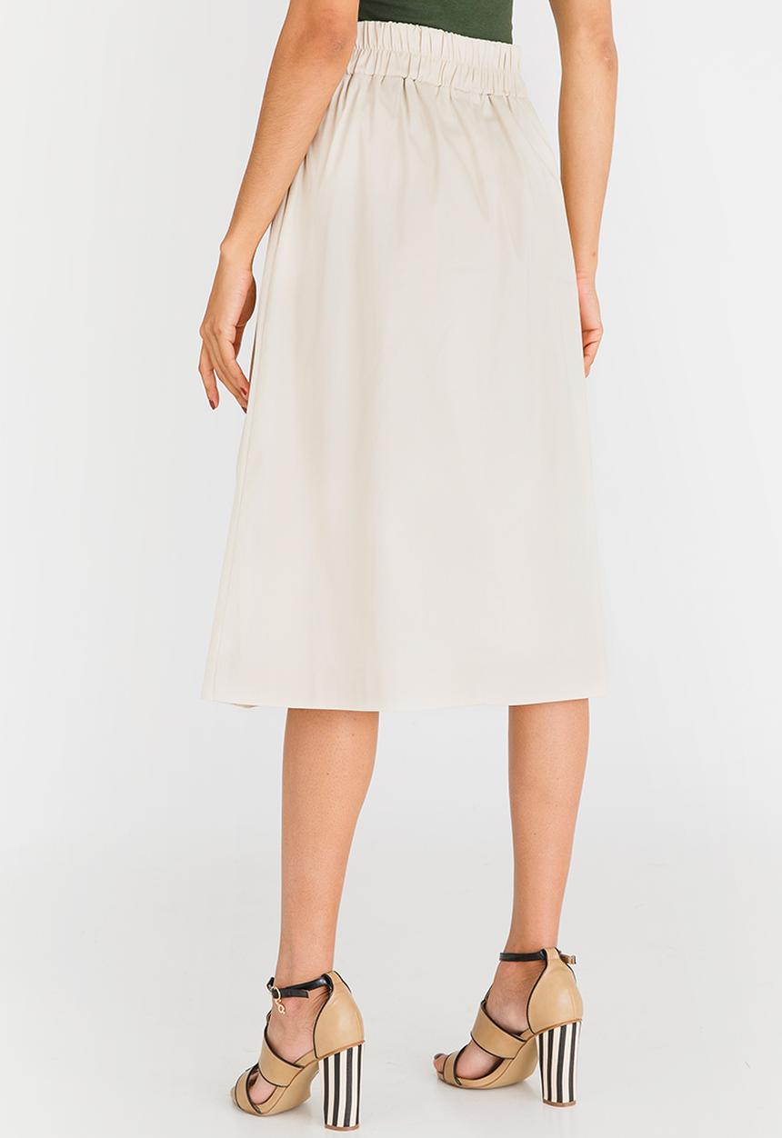 STYLE REPUBLIC - Fit and Flare Skirt Stone
