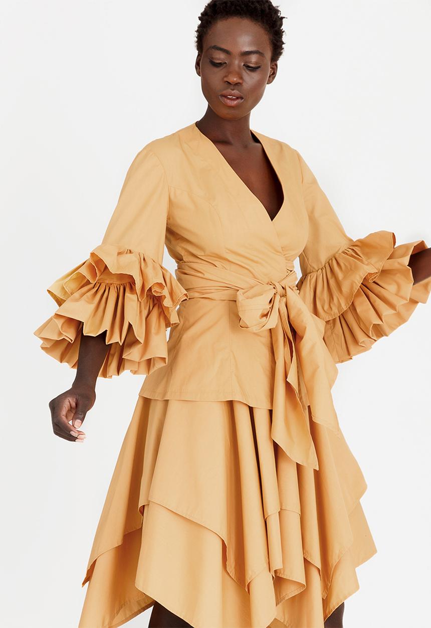 Sober - Masser Wrap Shirt Gold