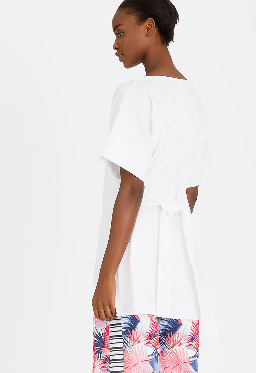 T_niche - Anuta Tunic White