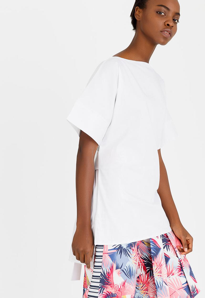 T_niche - Anuta Tunic White
