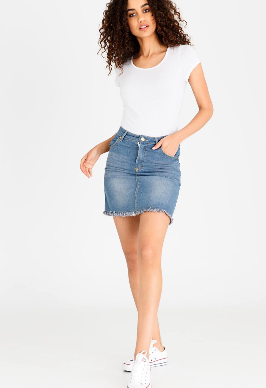 Rip Curl - Nellie Denim Skirt Mid Blue