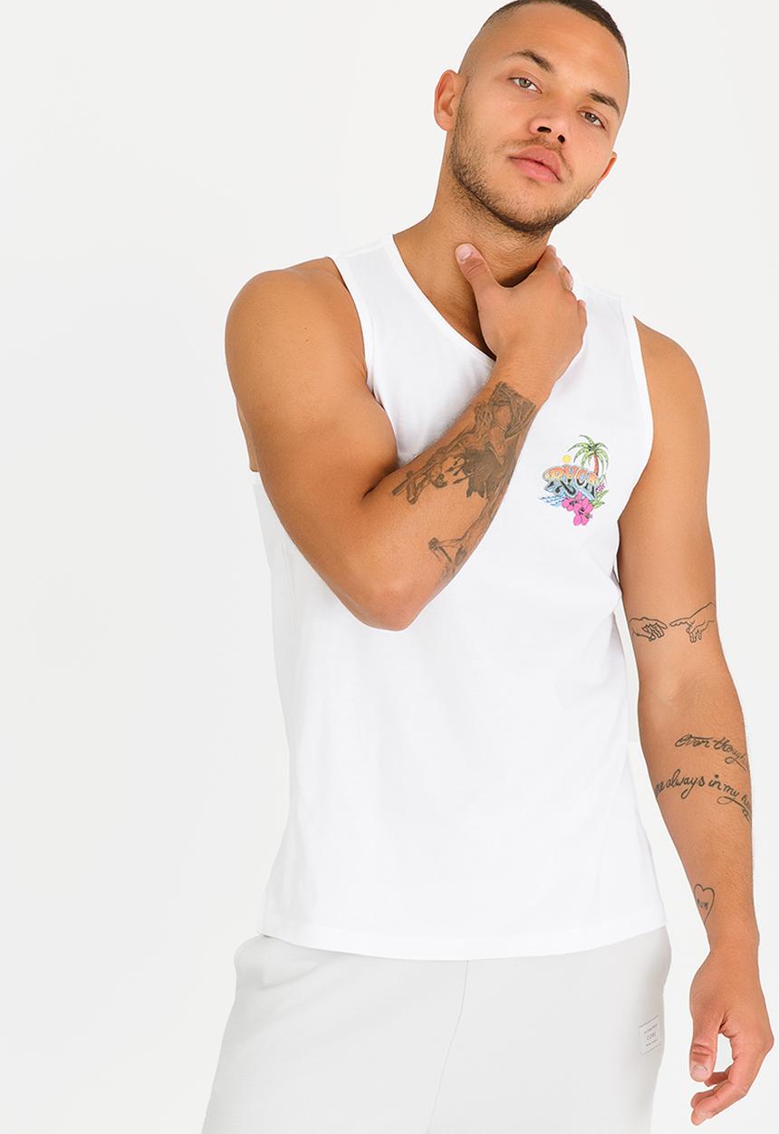 RVCA - Royal Palm Tank White