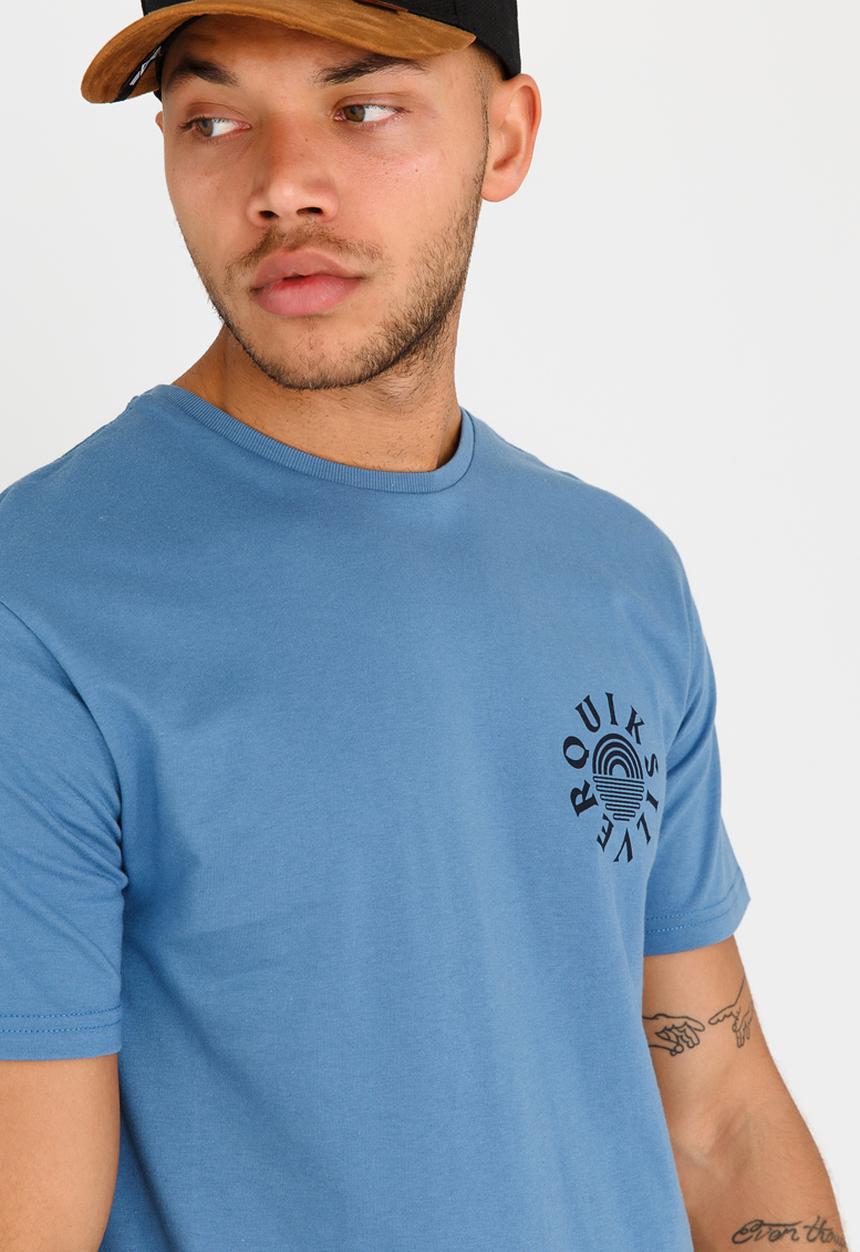 Quiksilver - Rising Dogs Tee Blue