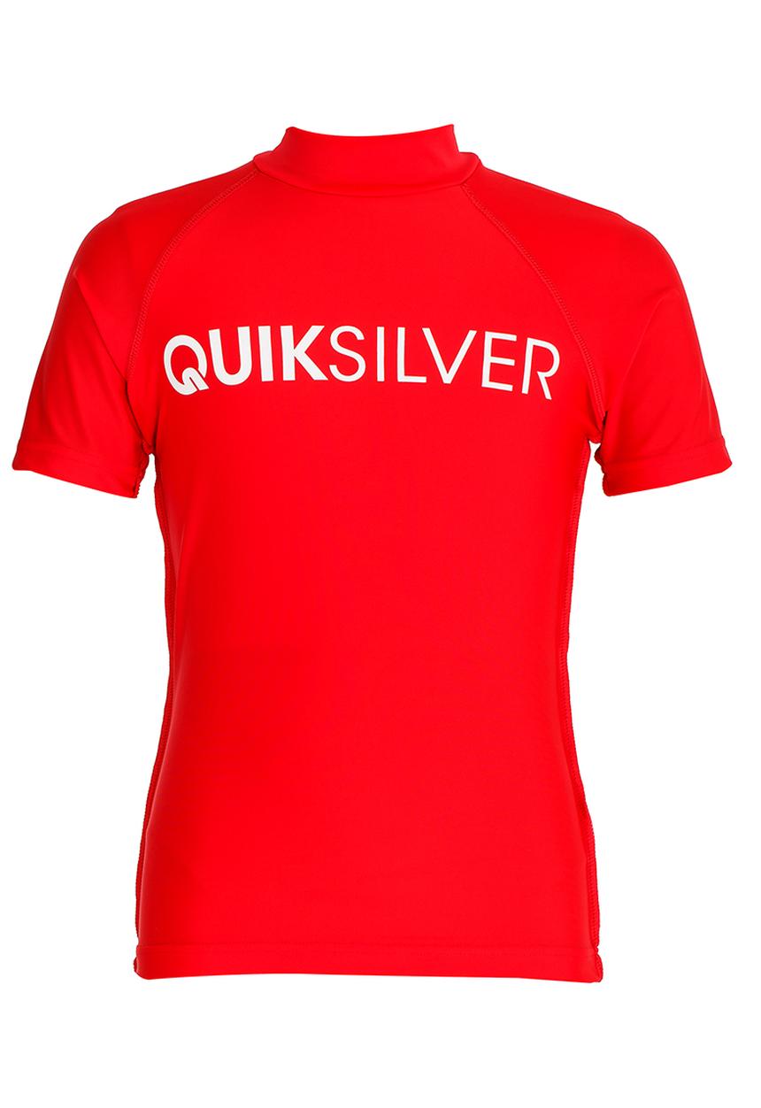 Quiksilver - Natural Protection Boys Rashie Red