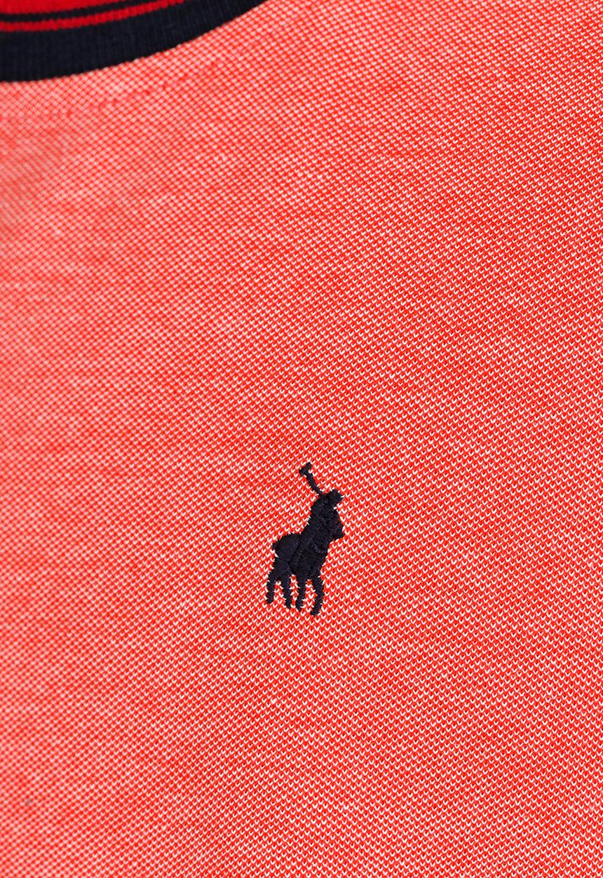 POLO - Pique SS Crew Neck Orange