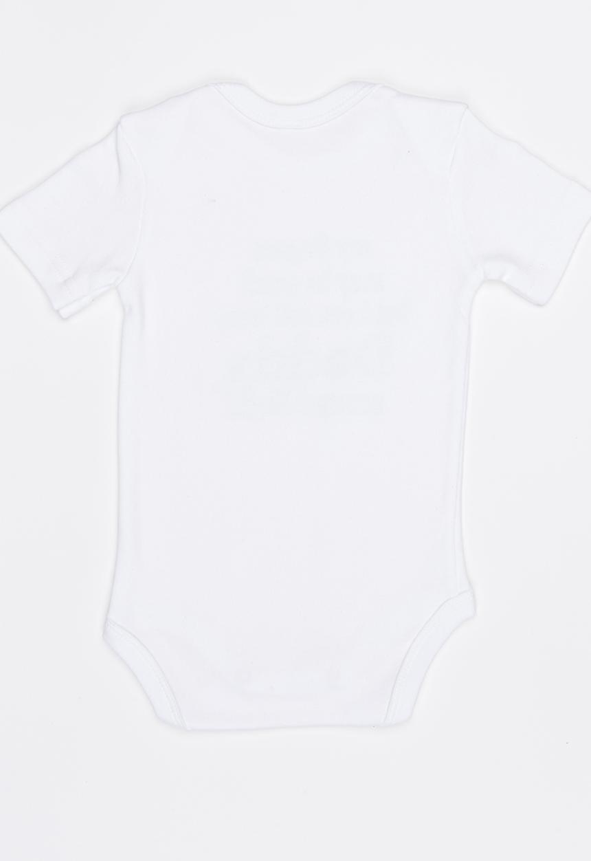 Funky Shop - Slogan Baby Grow White