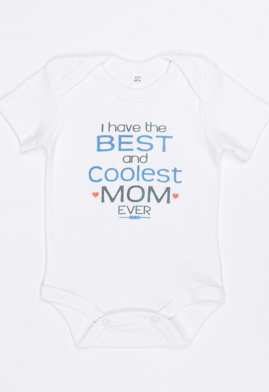 Funky Shop - Slogan Baby Grow White