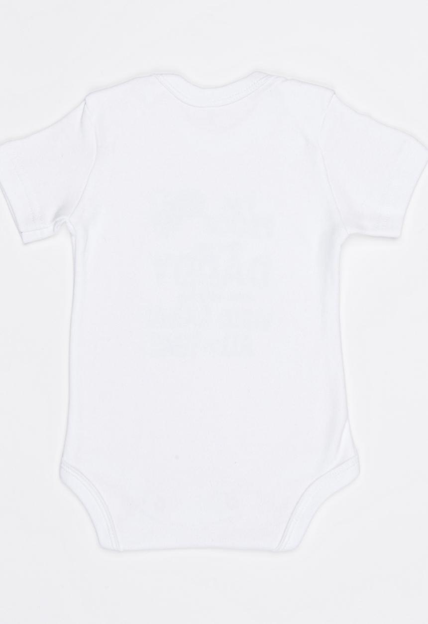 Funky Shop - Slogan Baby Grow White