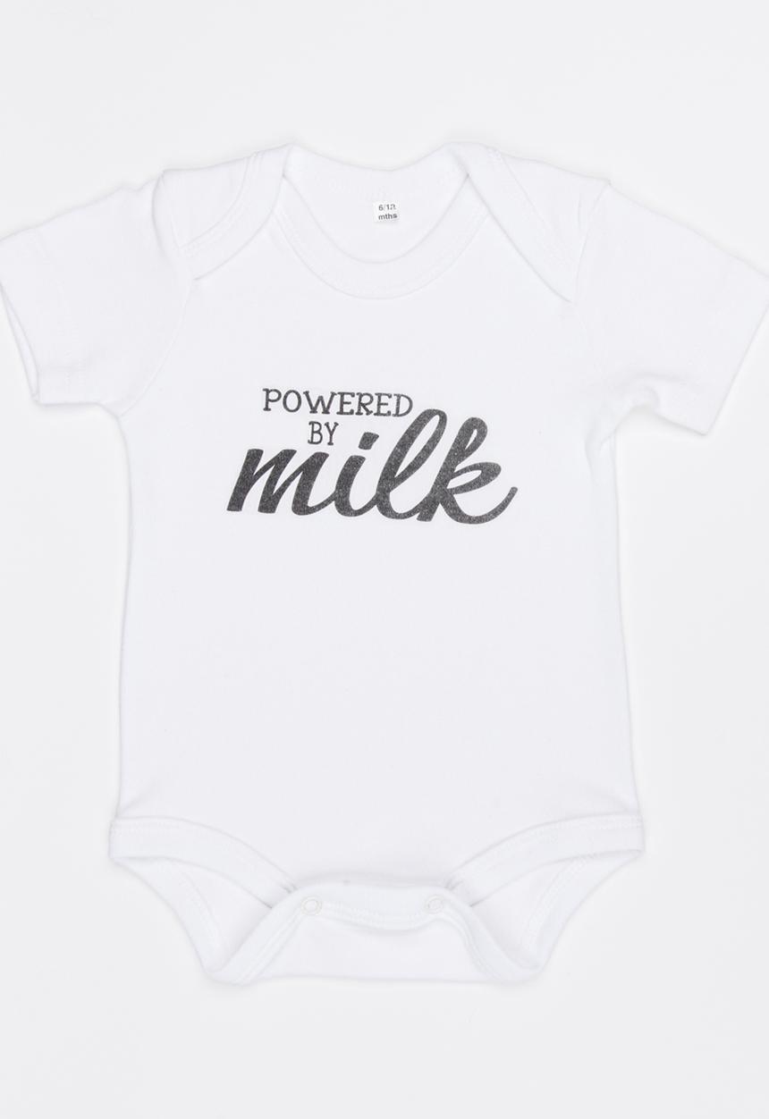 Funky Shop - Slogan Baby Grow White
