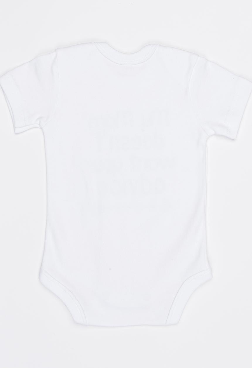 Funky Shop - Slogan Baby Grow White