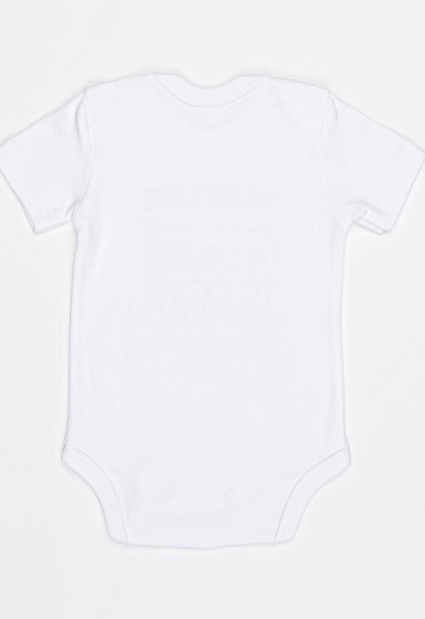 Funky Shop - Slogan Baby Grow White