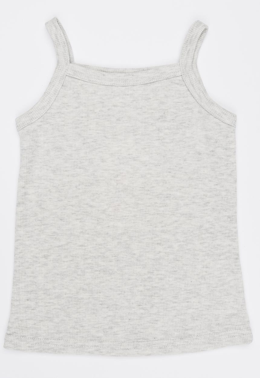 Pop Candy - Strappy Cami Grey Melange
