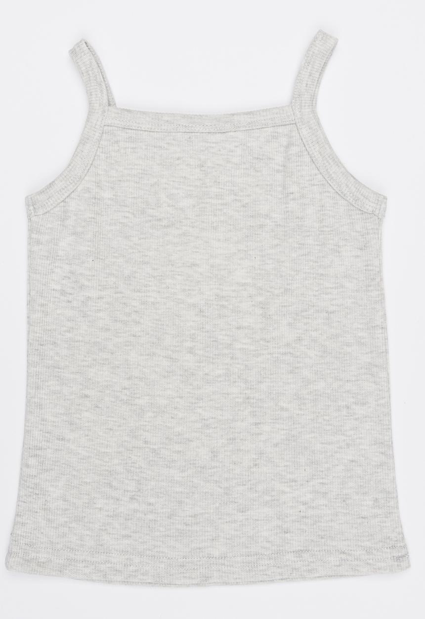 Pop Candy - Strappy Cami Grey Melange