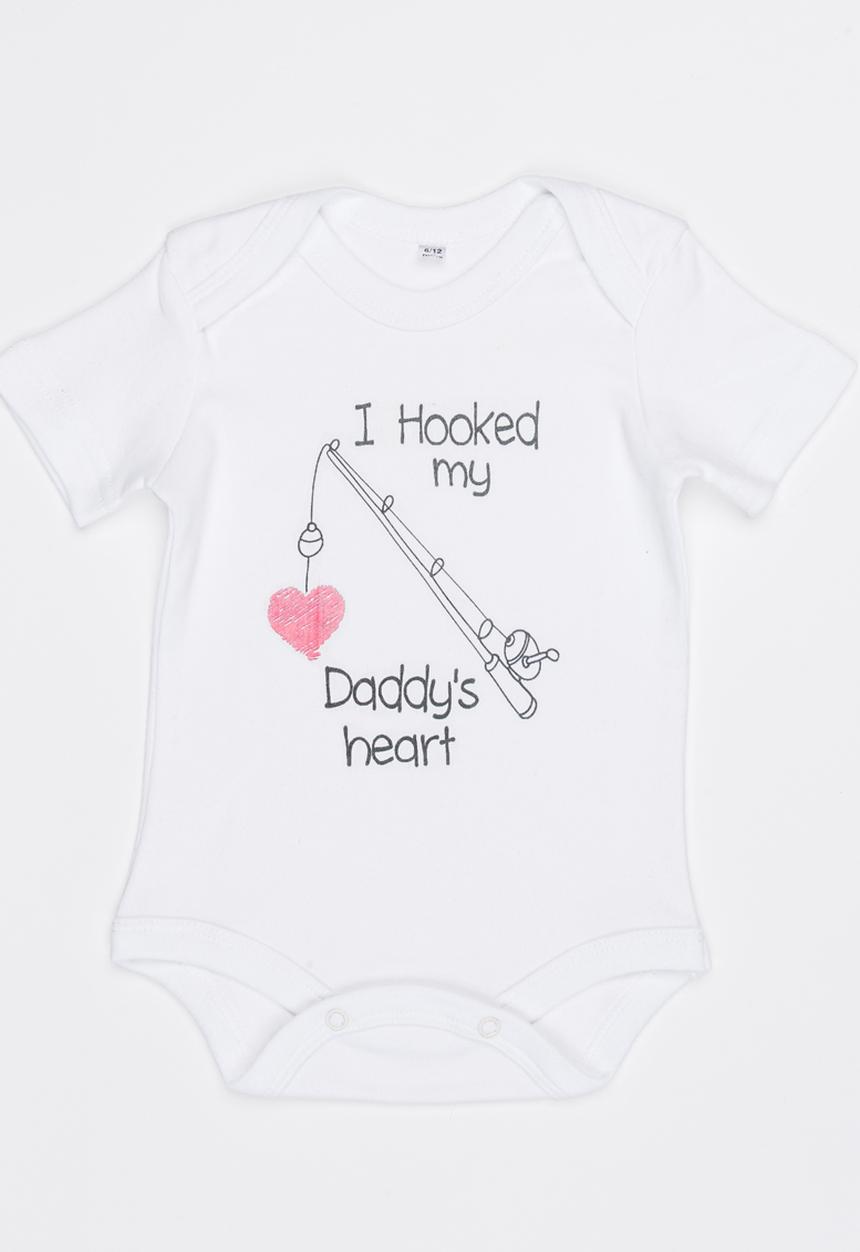 Funky Shop - Slogan Baby Grow White