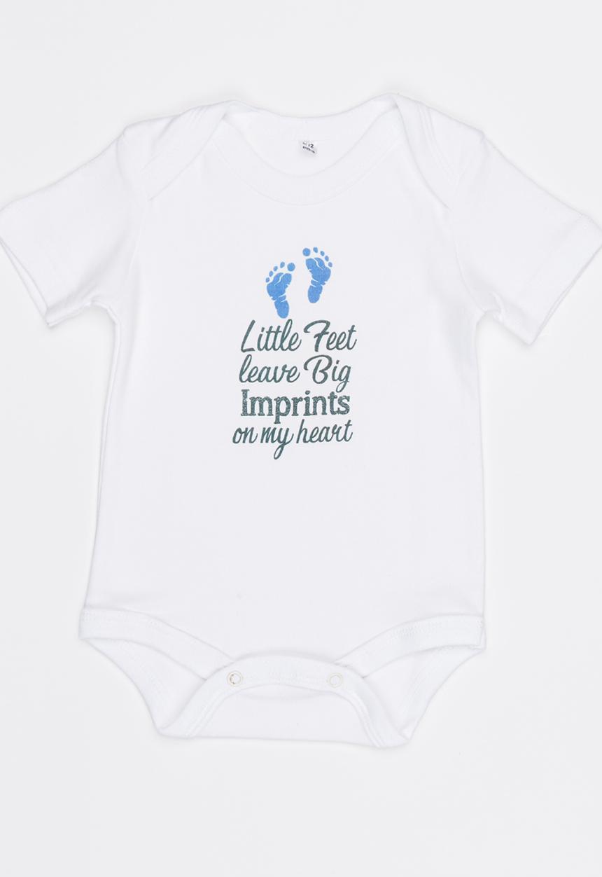 Funky Shop - Slogan Baby Grow White