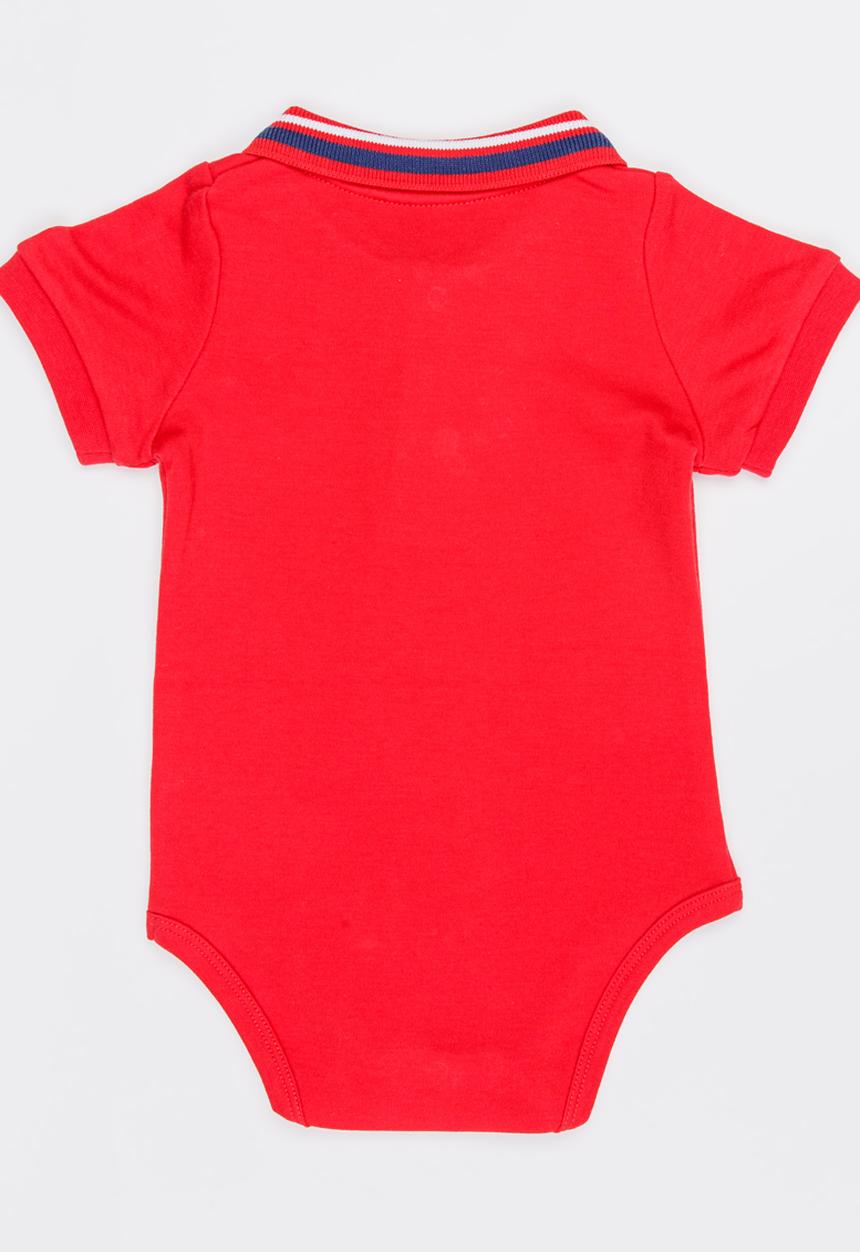Pop Candy - Polo Bodysuit Red