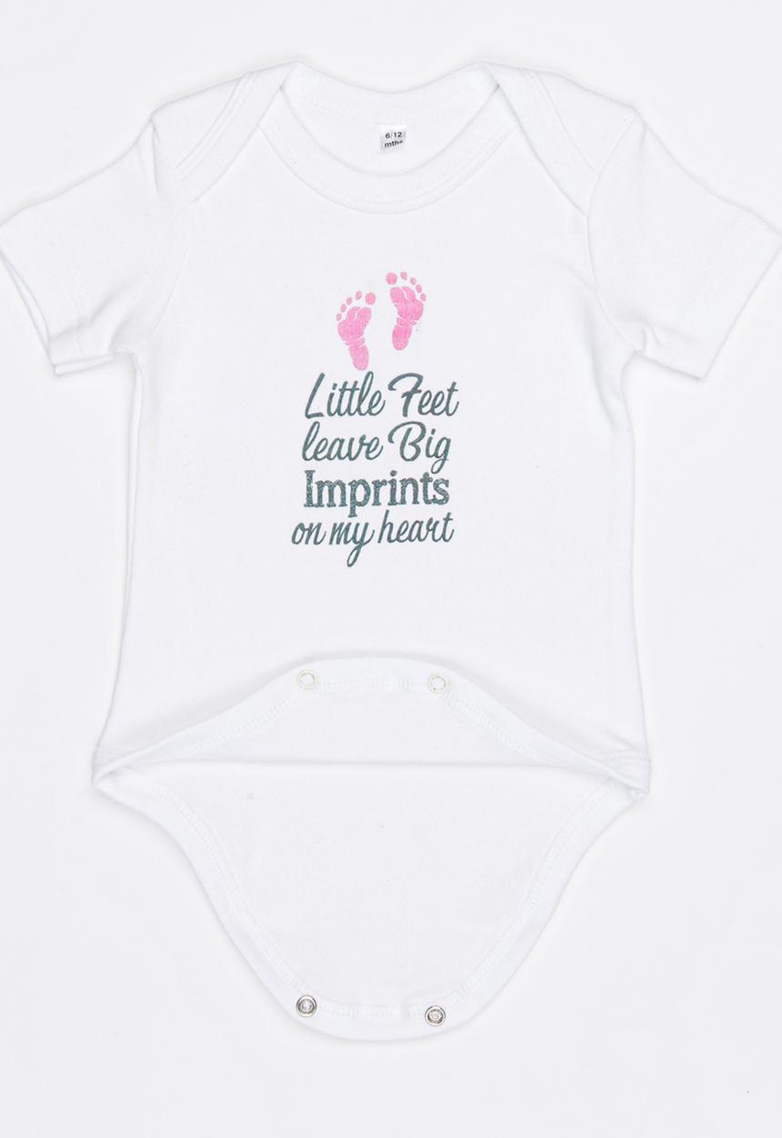 Funky Shop - Slogan Baby Grow White