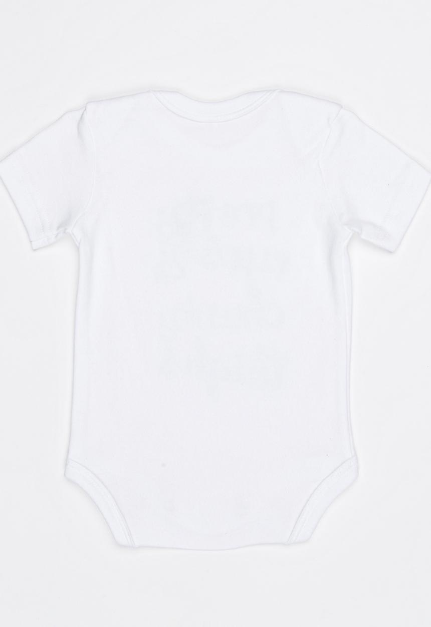 Funky Shop - Slogan Baby Grow White