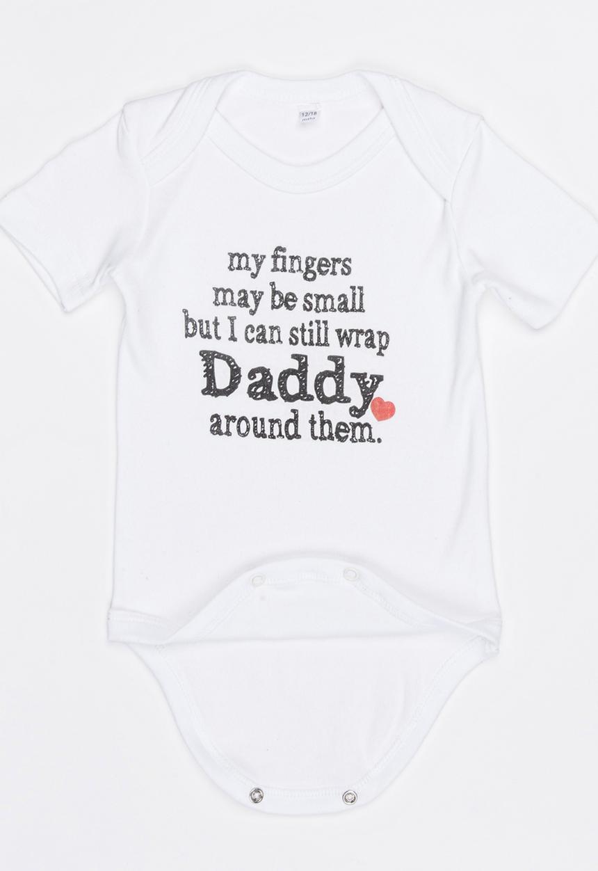 Funky Shop - Slogan Baby Grow White