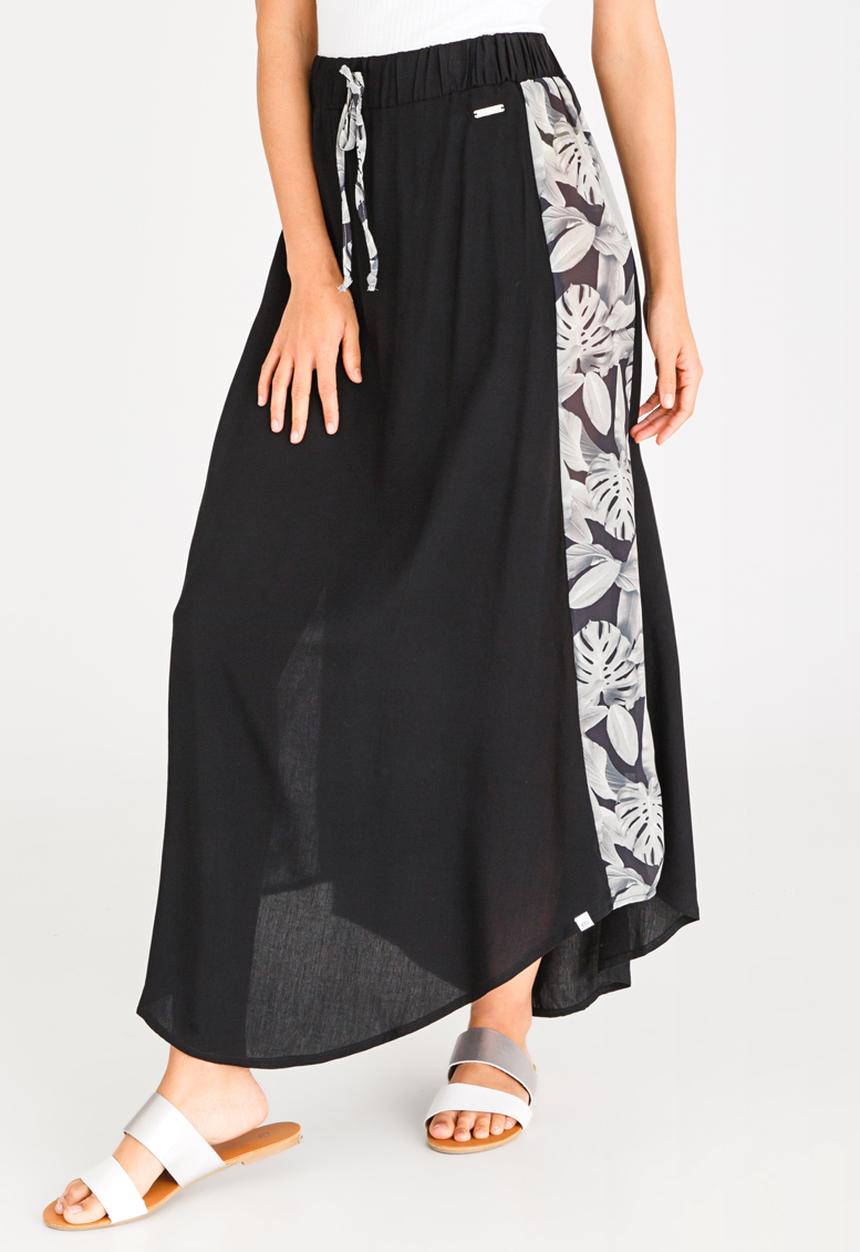 Rip Curl - Hawaii Tropics Maxi Skirt Black