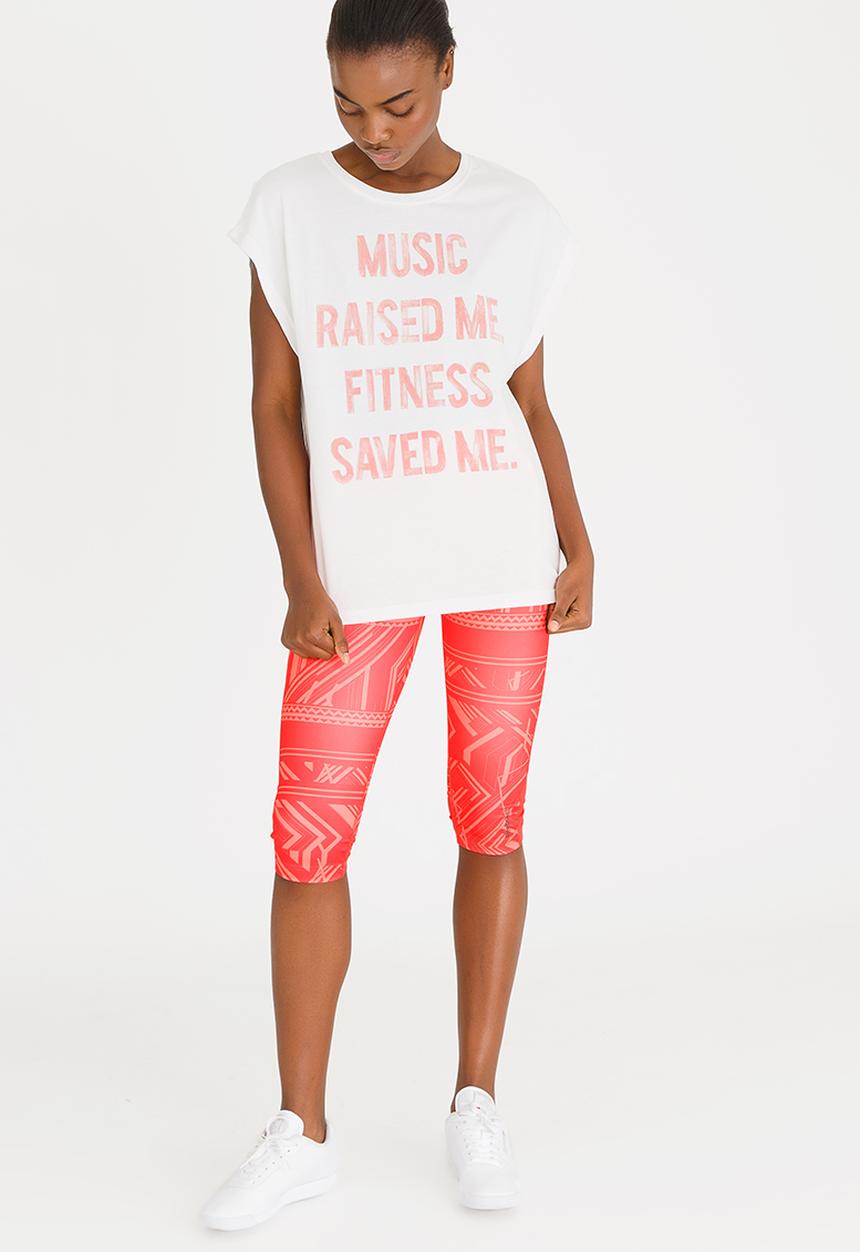 Reebok - Training Cap Sleeve Tee Cream