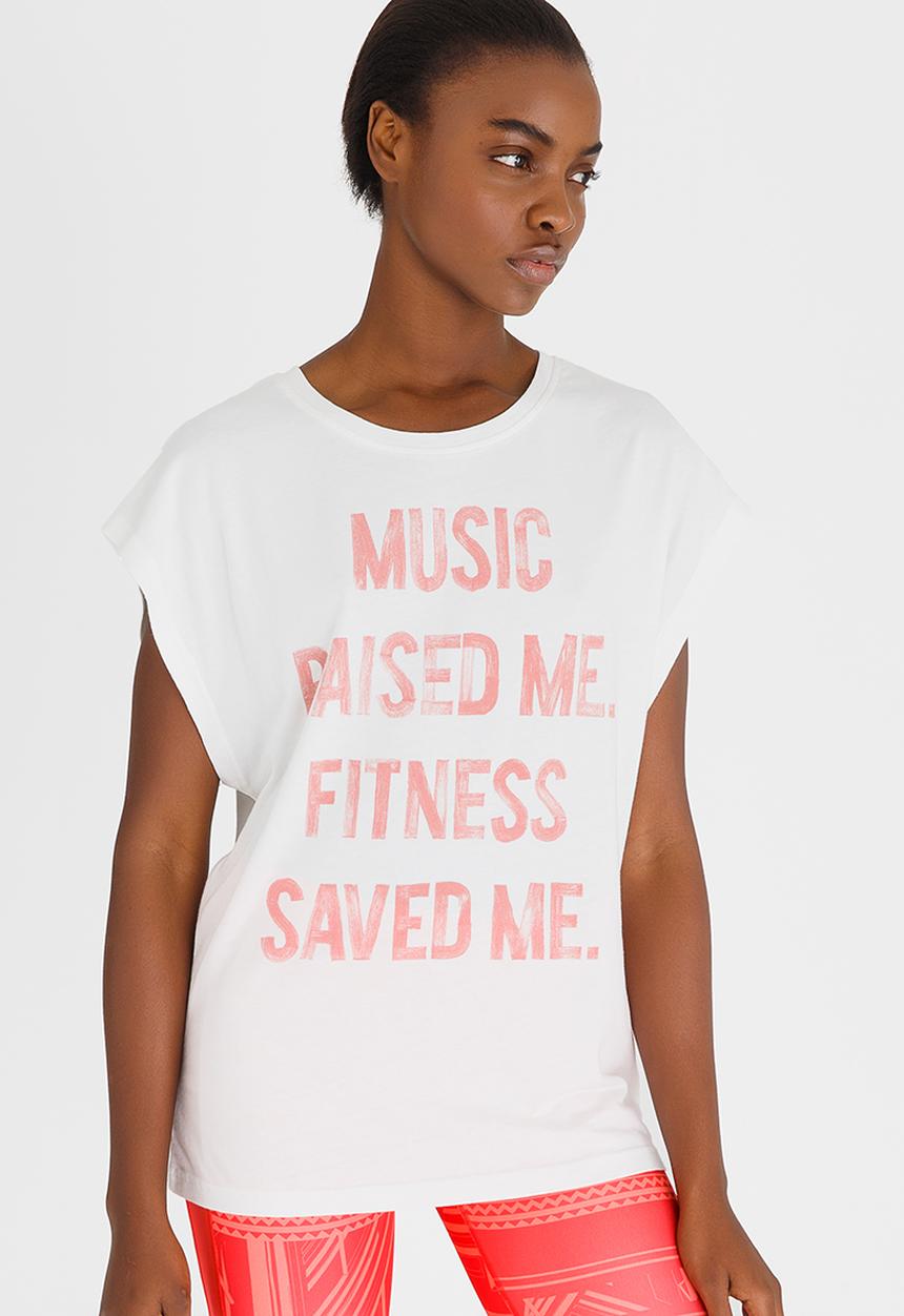 Reebok - Training Cap Sleeve Tee Cream