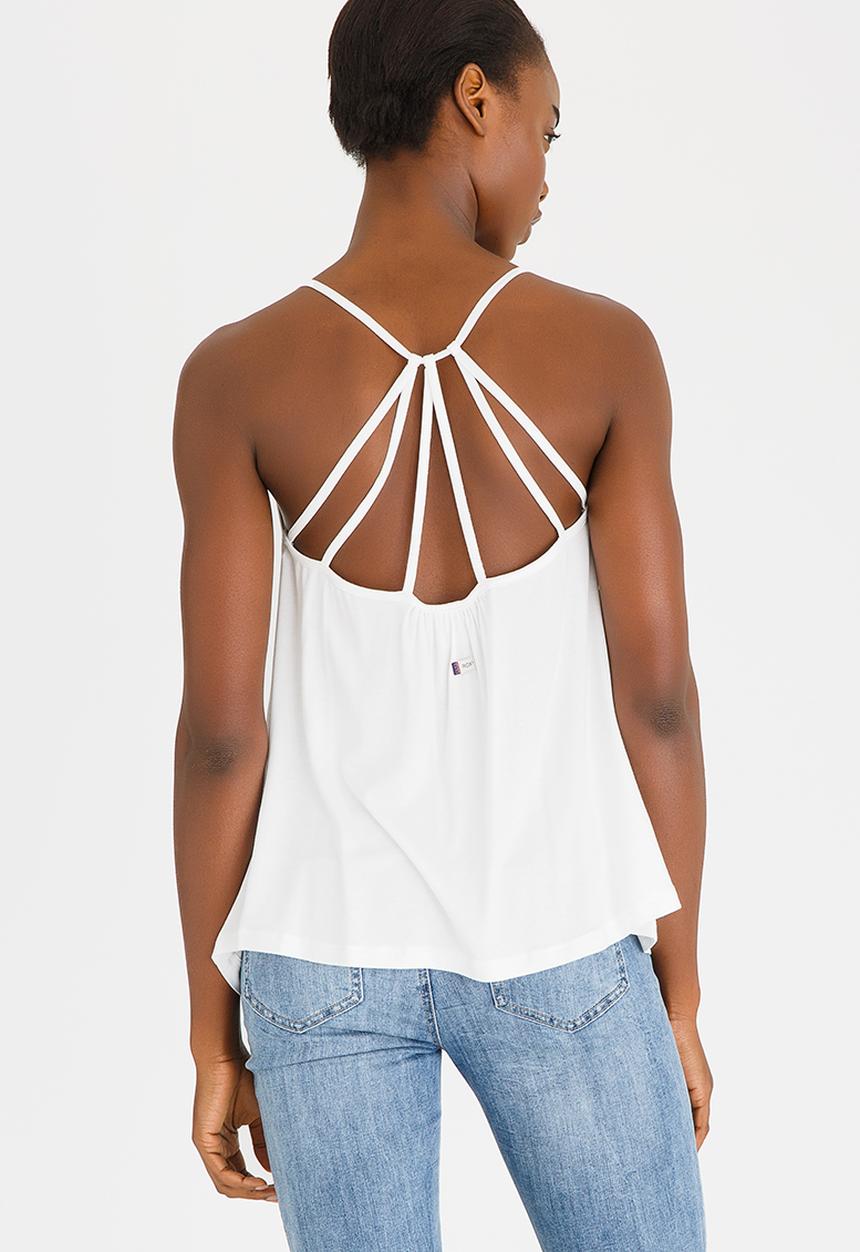 Roxy - Fly with Me Strappy Tee Cream
