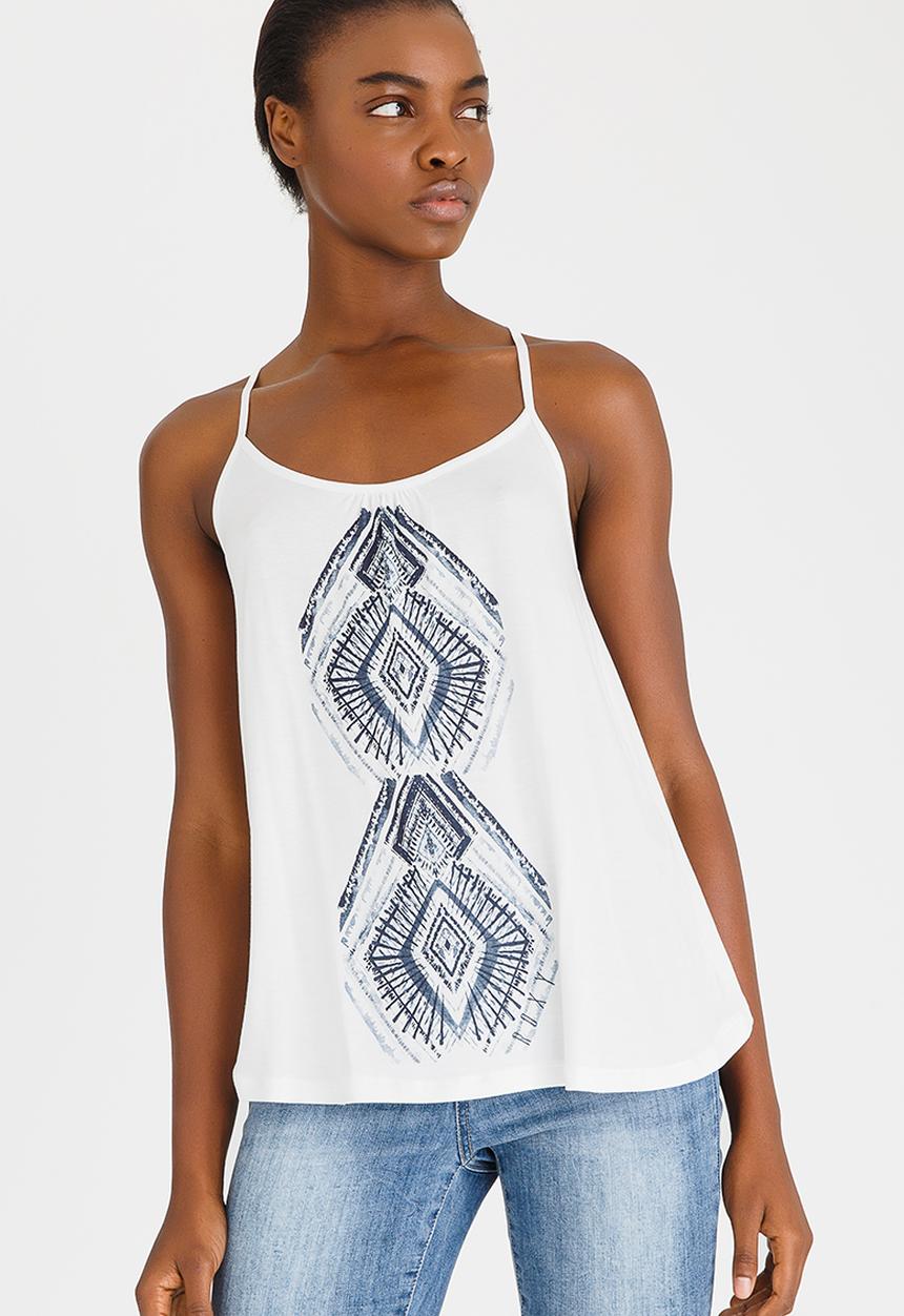 Roxy - Fly with Me Strappy Tee Cream